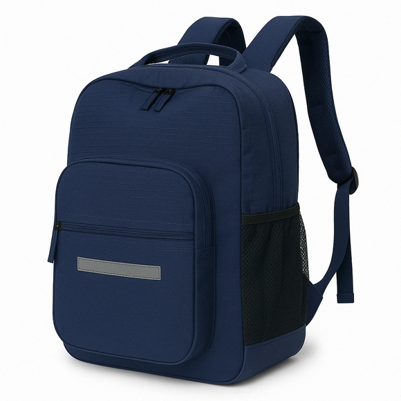 26L Leuts Backpack School Book Library Utility Carry Bag Backpack - Dark Navy