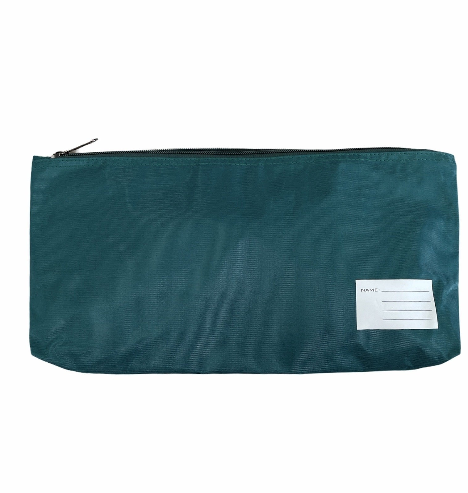 Paper Products: Large Capacity School Stationery Pen Pencil Case Bag - Bottle Green