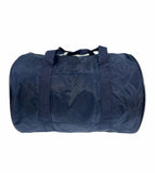 Foldable Duffel Bag Travel Gym Sports School Luggage PVC Nylon Zip - Navy