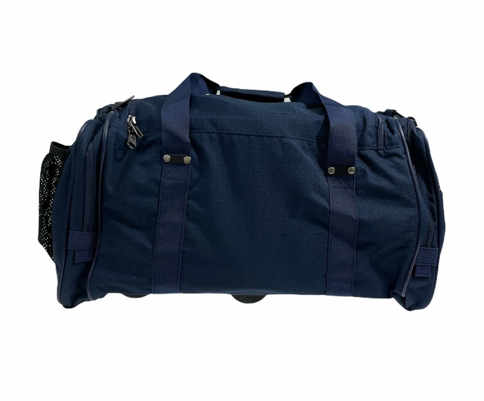 44L Foldable Duffel Bag Travel Gym Sports D-Zip Top Shoulder Strap - Dark Navy