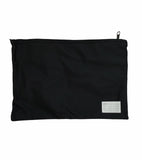 Men's Accessories: Leuts Twin Zip Jumbo Pencil Case Travel Bag Pouch Storage School Office Pen - Black