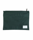 Men's Accessories: Leuts Twin Zip Jumbo Pencil Case Travel Bag Pouch Storage School Office Pen - Bottle Green