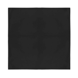 Costumes & Accessories: Plain Bandana 100% COTTON Head Wrap Durag Bandanna Summer Biker Scarf Mask - Plain Black
