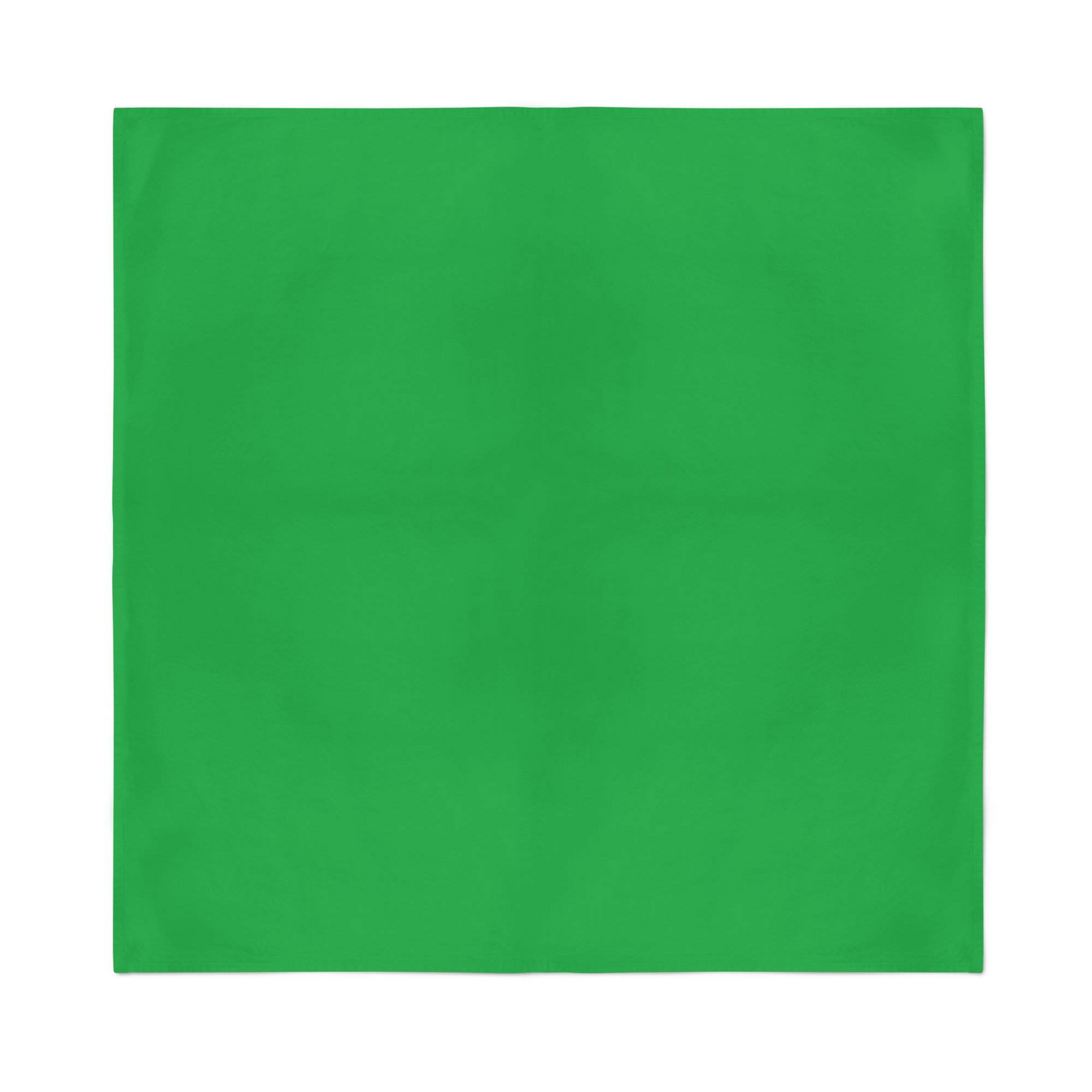 Plain Bandana 100% COTTON Head Wrap Durag Bandanna Summer Biker Scarf Mask - Green