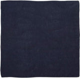 Costumes & Accessories: BANDANA Paisley 100% COTTON Head Wrap Durag Bandanna Summer Biker Scarf Mask - Navy Blue (Plain)