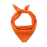 Costumes & Accessories: Plain Bandana 100% COTTON Head Wrap Durag Bandanna Summer Biker Scarf Mask - Orange