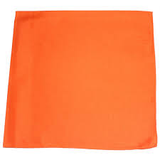 Costumes & Accessories: Plain Bandana 100% COTTON Head Wrap Durag Bandanna Summer Biker Scarf Mask - Orange