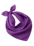 Costumes & Accessories: Plain Bandana 100% COTTON Head Wrap Durag Bandanna Summer Biker Scarf Mask - Purple