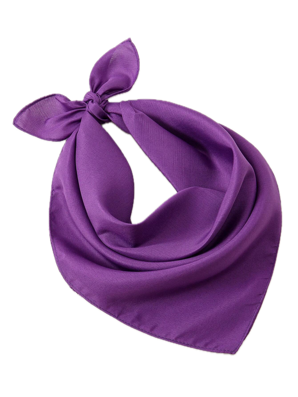 Costumes & Accessories: Plain Bandana 100% COTTON Head Wrap Durag Bandanna Summer Biker Scarf Mask - Purple