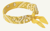 Costumes & Accessories: BANDANA Paisley 100% COTTON Head Wrap Durag Bandanna Summer Biker Scarf Mask - Yellow
