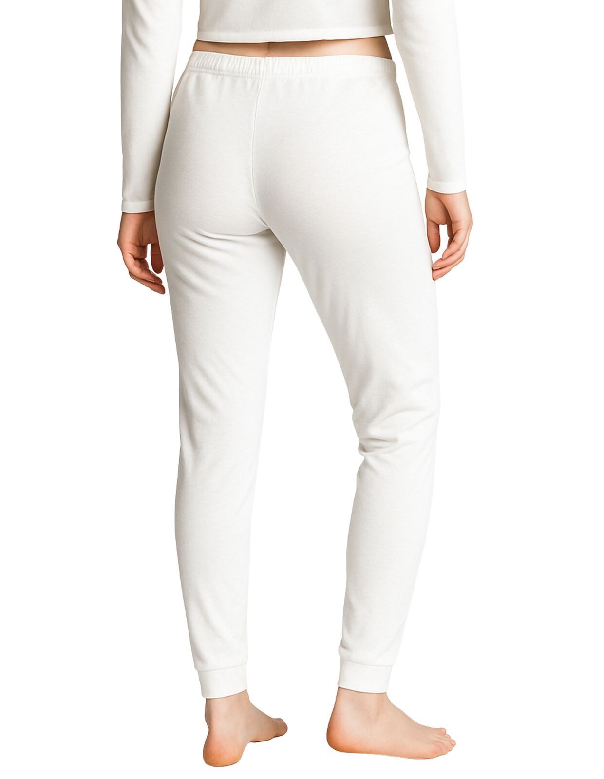 Womens Merino Wool Long Janes Thermal Underwear Layer Thermals Leggings Pants - Beige - 20-22