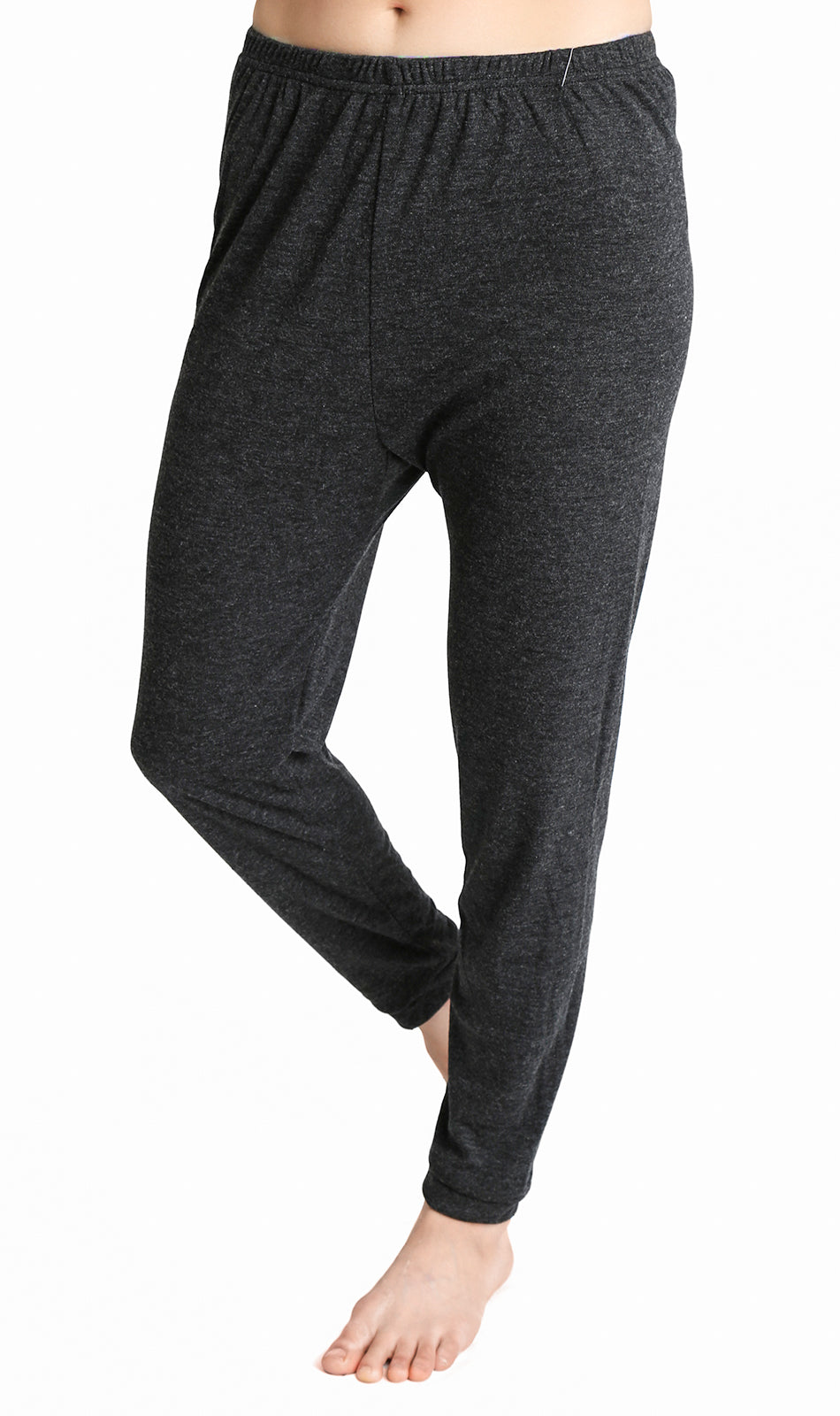 Women's Sleepwear: Womens Merino Wool Long Janes Thermal Underwear Layer Thermals Leggings Pants - Black - 16-18