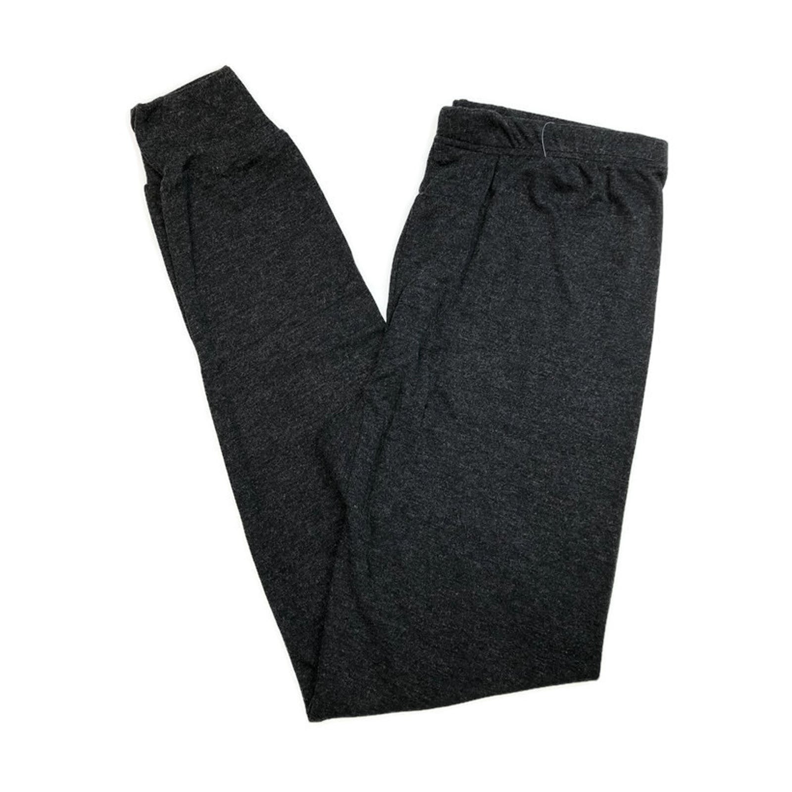 Mens Thermal Long John Pants Merino Wool Blend Base Layer Winter Warm - Black - XL
