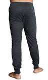 Mens Thermal Long John Pants Merino Wool Blend Base Layer Winter Warm - Black - 3XL