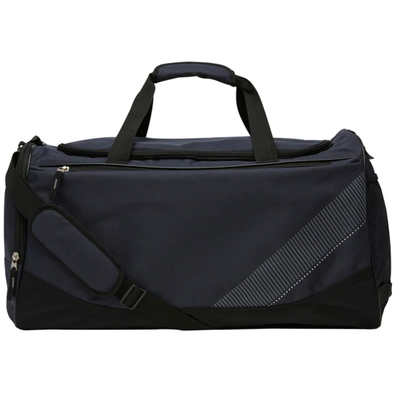 Men's Accessories: Large Foldable Sports Gym Duffle Bag Waterproof Travel Duffel Bag - Navy
