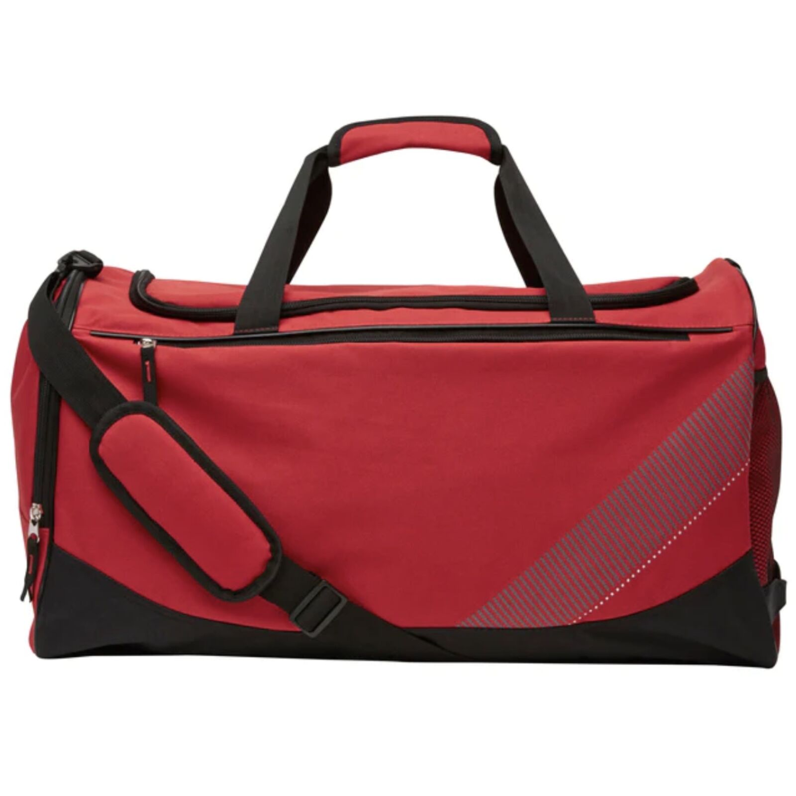 Men's Accessories: Large Foldable Sports Gym Duffle Bag Waterproof Travel Duffel Bag - Red
