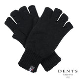 Men's Hats & Caps: Dents 2pcs Set Mens 3M Thinsulate Pull-On Beanie + Knitted Fingerless Gloves