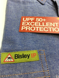 Men's Shirts: BISLEY Insect Protection Repellent Long Sleeve Casual Shirt Fishing Camping - Blue - S