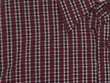 BISLEY SEERSUCKER SHORT SLEEVE SHIRT Plus King Size Work Cotton Blend Check - M