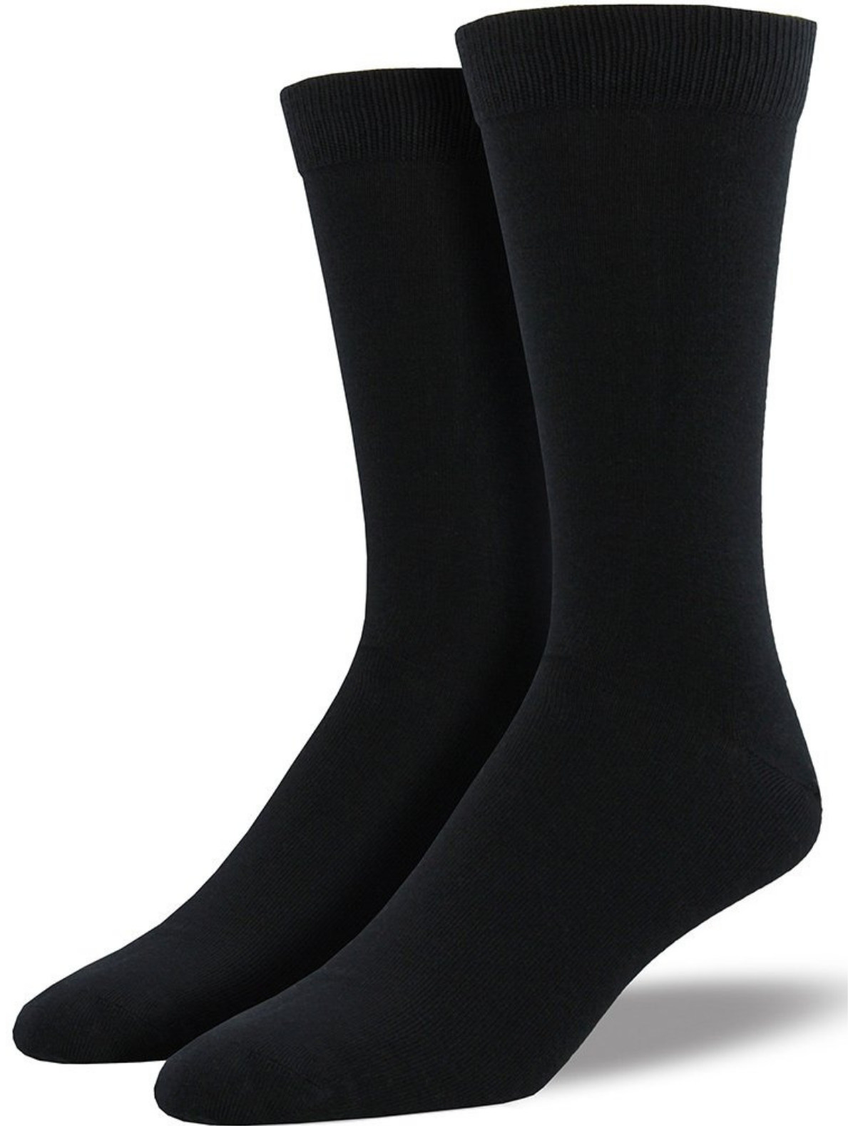 Men's Underwear & Socks: 1 Pair Premium Bamboo Loose Top Socks Diabetic Diabetes Circulation Eco Sox - Black - 11-14