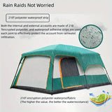 Tents: Tasman 3-5 Person Tent Camping Hiking Festival Sleeping - Green