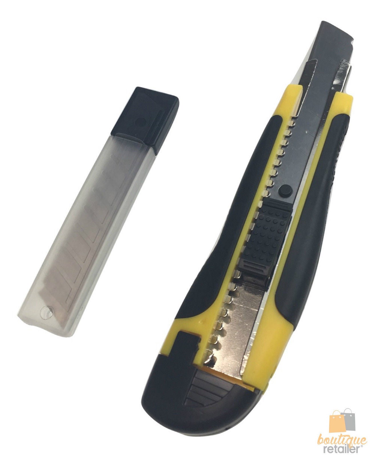 Gardening Tools: 12x BOX CUTTERS Knife Retractable Blade Snap Off Razor 18mm Durable Opener BULK