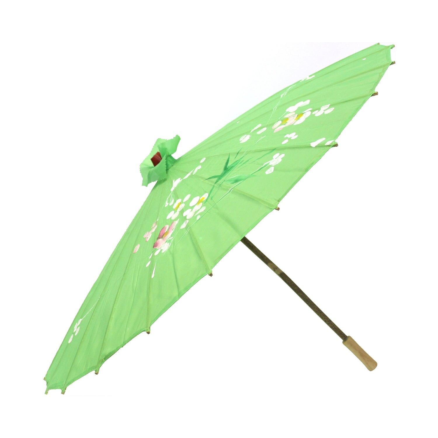 12x PARASOL UMBRELLA Chinese Japanese Bamboo Flower Pattern 80cm Large BULK - Assorted Colour Pack