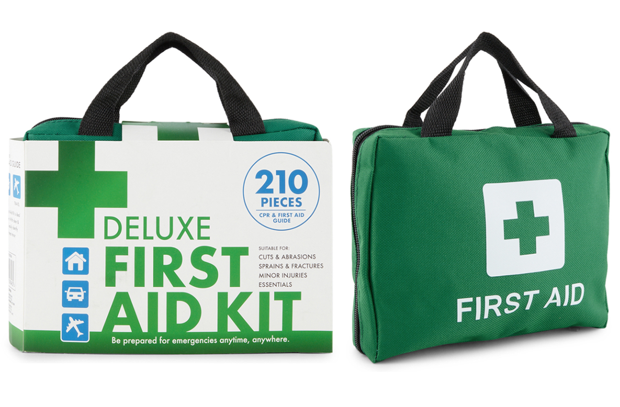 First Aid Kits: 2x 210PCS EMERGENCY FIRST AID KIT Medical Travel Set Workplace Office ARTG BULK
