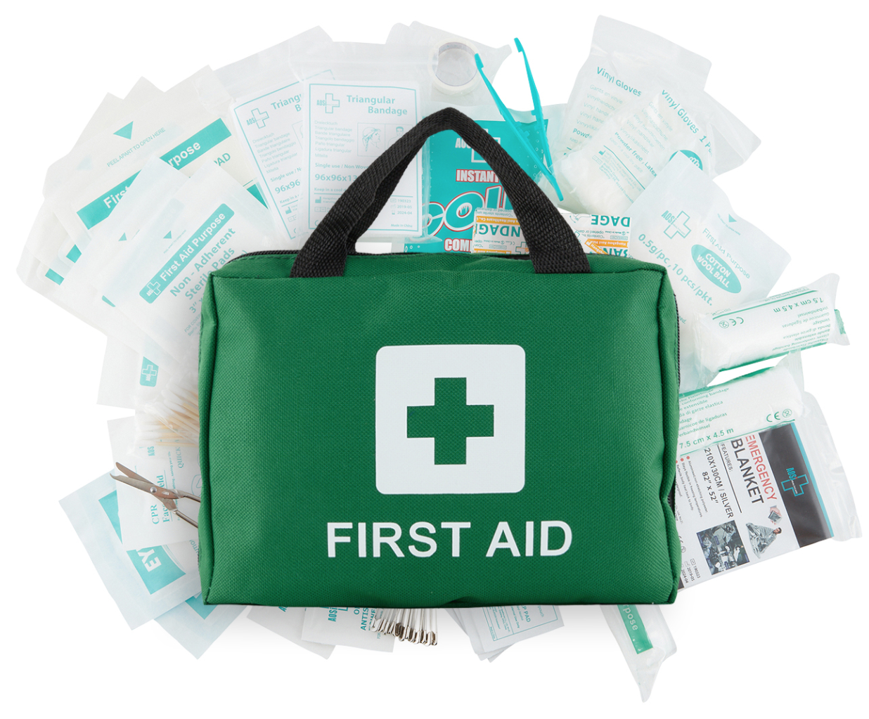 First Aid Kits: 2x 210PCS EMERGENCY FIRST AID KIT Medical Travel Set Workplace Office ARTG BULK