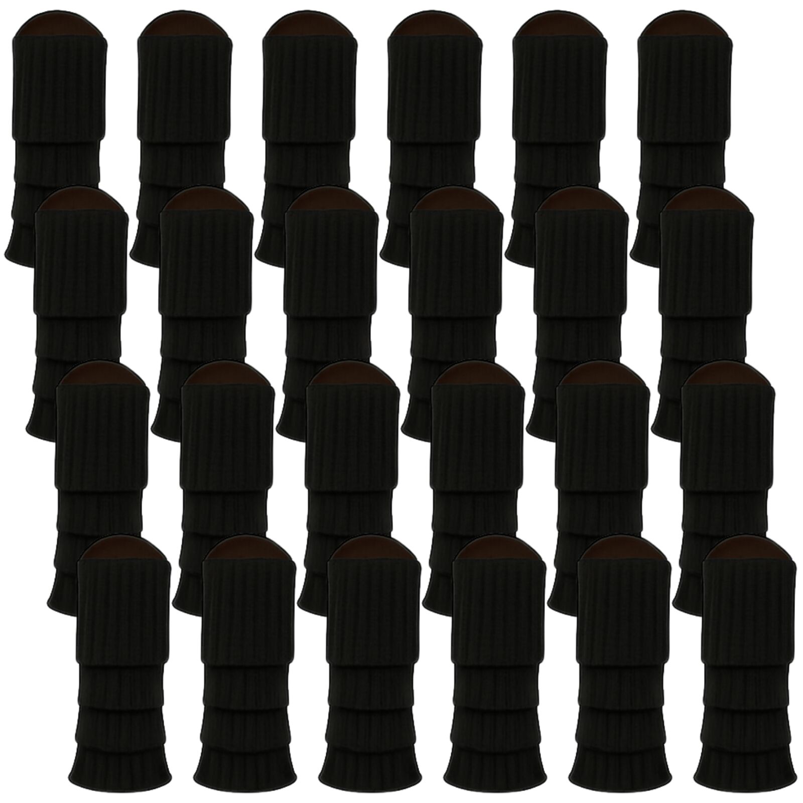 Women's Socks & Hosiery: 24x Womens Leg Warmers Disco Winter Knit Dance Party Crochet Legging Socks Costume - Black