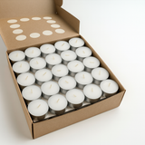 Candles: 400pcs TEA LIGHT CANDLES 9 Hour Burn Tealight Wedding Smokeless Crystal Wax BULK