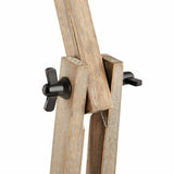 Table Lamps: Scandi Modern Natural Wooden Table Lamp Rustic Retro Designer Vintage Light