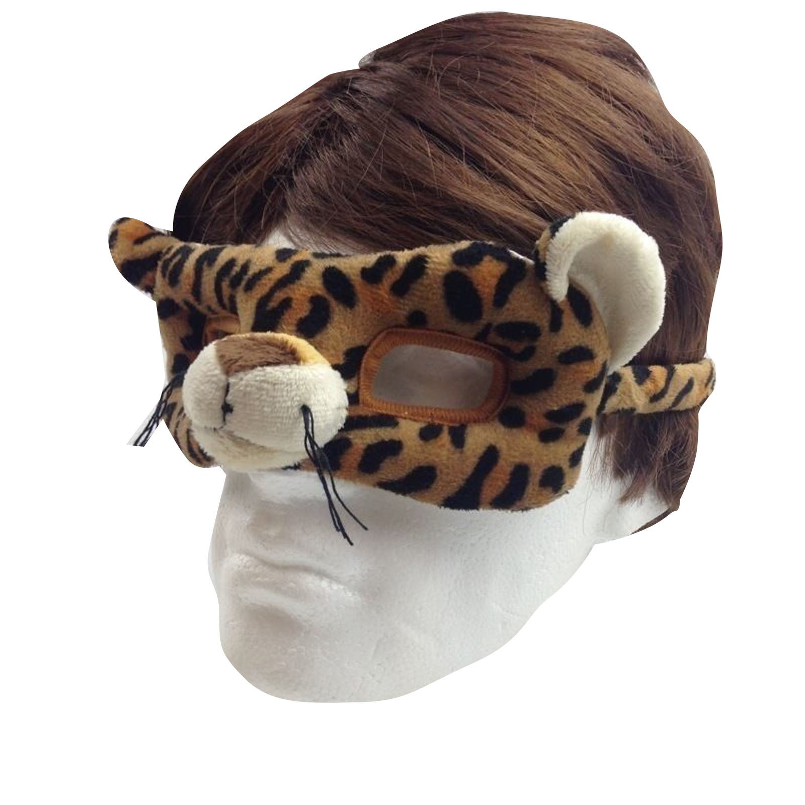 ANIMAL EYE MASK Party Costume Halloween Accessory - Leopard