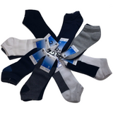 24x COTTON ANKLE SOCKS Sport Low Cut Mens Womens Running  BULK Anklet - Mixed Colour Pack - 6-11
