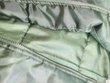 Plus Size Quilted Jacket Zip Up Classic Padded Flight Flying Winter Big & Tall - Bottle Green - 6XL