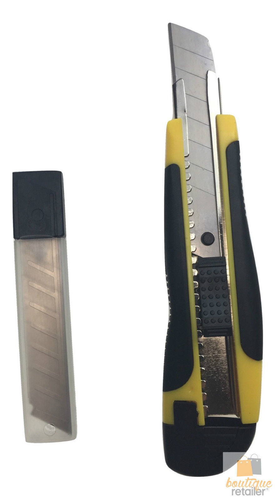 Gardening Tools: BOX CUTTER & BLADES Knife Retractable Blade Snap Off Razor 18mm Durable Opener