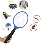 Household Insect Repellents: BUG ZAPPER RACKET Fly Mosquito Pest Swatter Net Racquet Electric Insect Killer