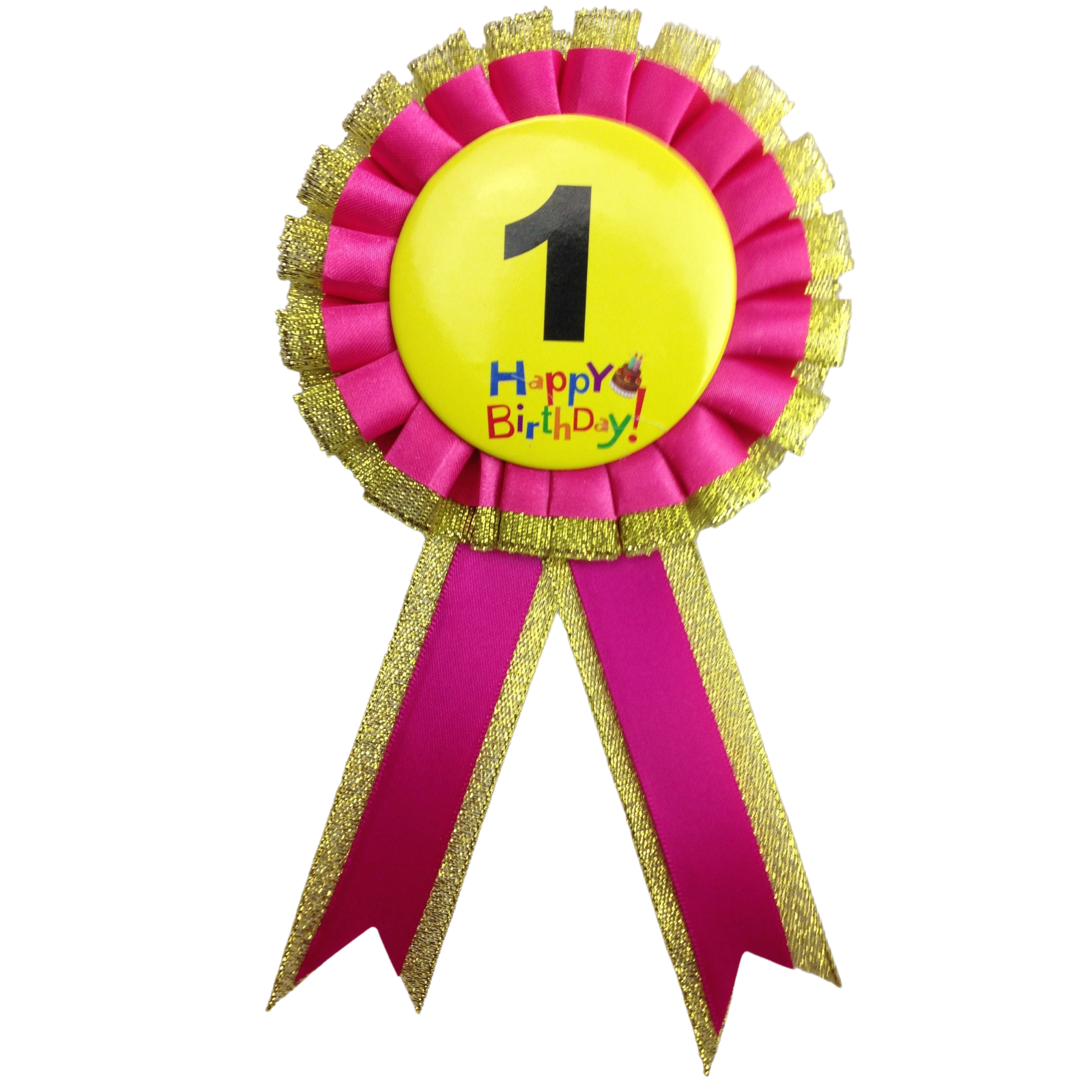 Costumes & Accessories: BIRTHDAY BADGE Party Favour Award Rosette Fancy Dress Girls Boys Childrens Kids -