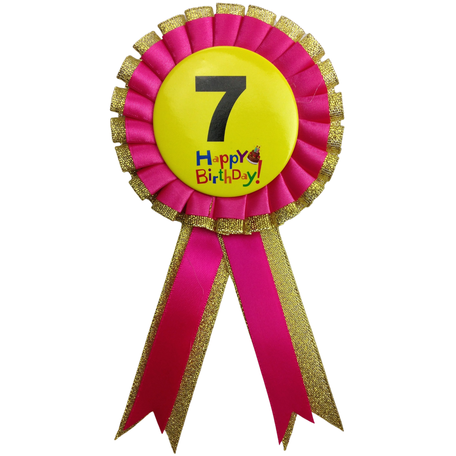 Costumes & Accessories: BIRTHDAY BADGE Party Favour Award Rosette Fancy Dress Girls Boys Childrens Kids -