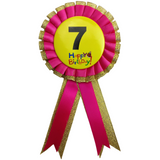 Costumes & Accessories: BIRTHDAY BADGE Party Favour Award Rosette Fancy Dress Girls Boys Childrens Kids -
