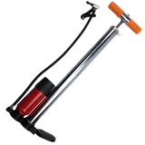 Automotive Parts: HAND TYRE PUMP With Booster & KPA Gauge Psi Bike Air Inflator Bicycle Tire