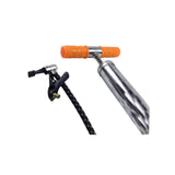 Automotive Parts: HAND TYRE PUMP With Booster & KPA Gauge Psi Bike Air Inflator Bicycle Tire