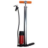 Automotive Parts: HAND TYRE PUMP With Booster & KPA Gauge Psi Bike Air Inflator Bicycle Tire