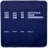 Supports & Braces: 4x HOT COLD PACK First Aid Reusable Ice Heat Gel Packs Microwaveable Relief Bulk