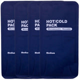Supports & Braces: 4x HOT COLD PACK First Aid Reusable Ice Heat Gel Packs Microwaveable Relief Bulk