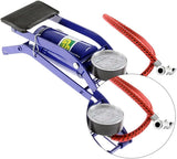 Bicycle Parts: Foot Air Pump High Pressure Gauge Tyre Tire Inflator Air Bed Bike Ball