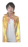 Costumes & Accessories: KIDS METALLIC CAPE w Collar Costume Childrens Party Halloween Vampire - Orange