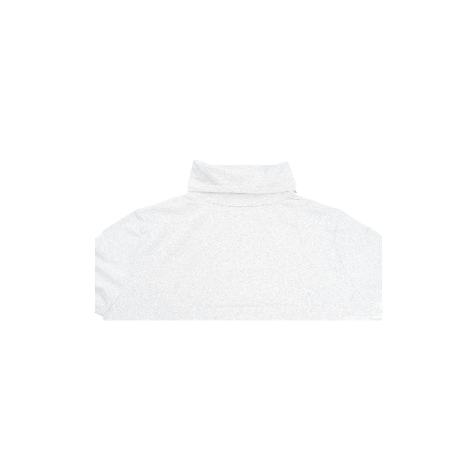Ladies SKIVVY Womens Long Sleeve Plain Top Warm Turtleneck Cotton High Neck in White - L