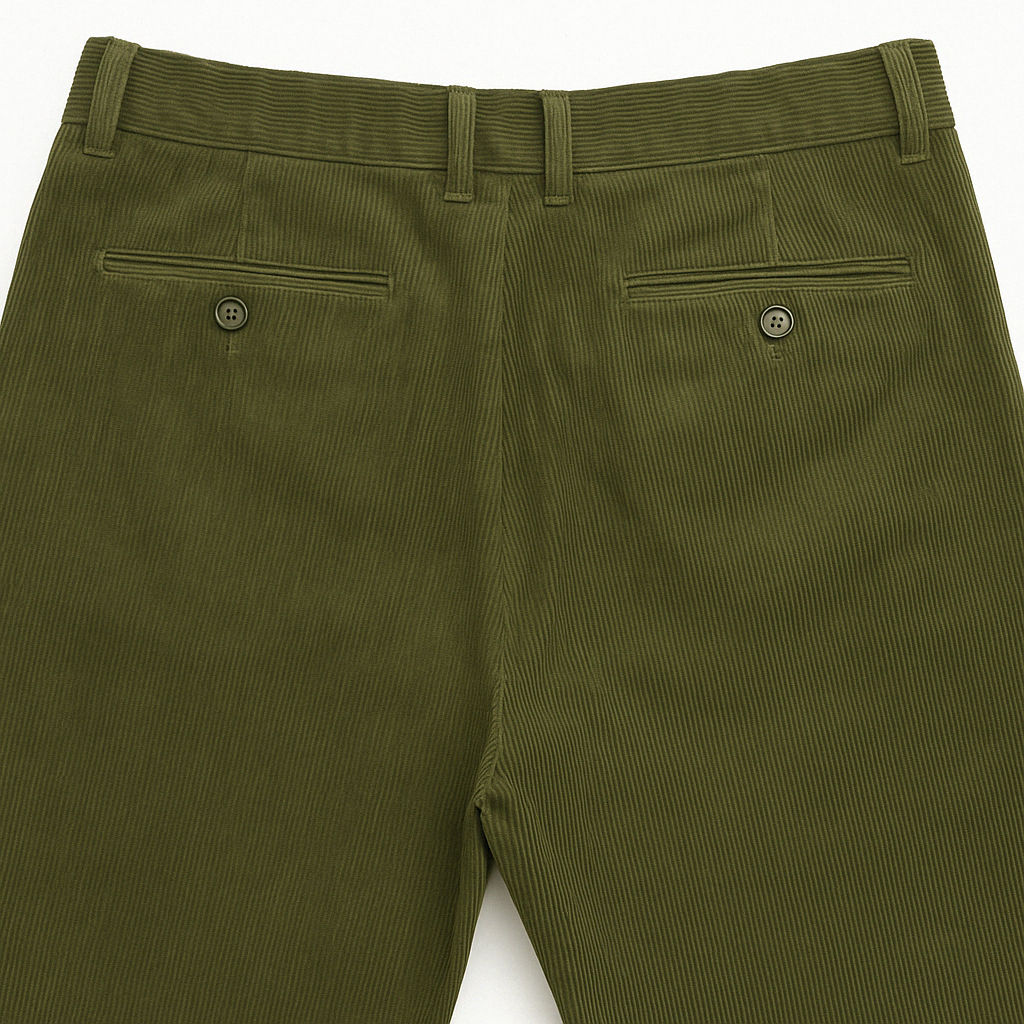 Men's Pants & Chinos: MENS CORDUROY PANTS Trousers Cords Casual STRETCH COTTON Size 32""-44"" Adjustable - Olive (89) - 97 (38"")
