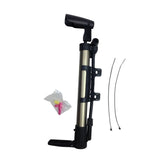 Bicycle Parts: MINI BICYCLE AIR PUMP Bike Hand Ball Inflator Portable Cycling Tyre Aluminium